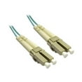 thumbnail image 1 of CableWholesale.com - Network cable - LC multi-mode (M) to LC multi-mode (M) - 2 m - 2 m - fiber optic - 50 / 125 micron - aqua, 1 of 4