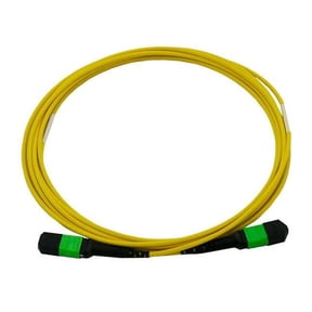 Plenum Fiber Optic Cable, MTP / MTP (MPO), Singlemode, Duplex, 12 Strand, 40/100 Gbps, 9/125, 50 meter (164 feet), CableWholesale
