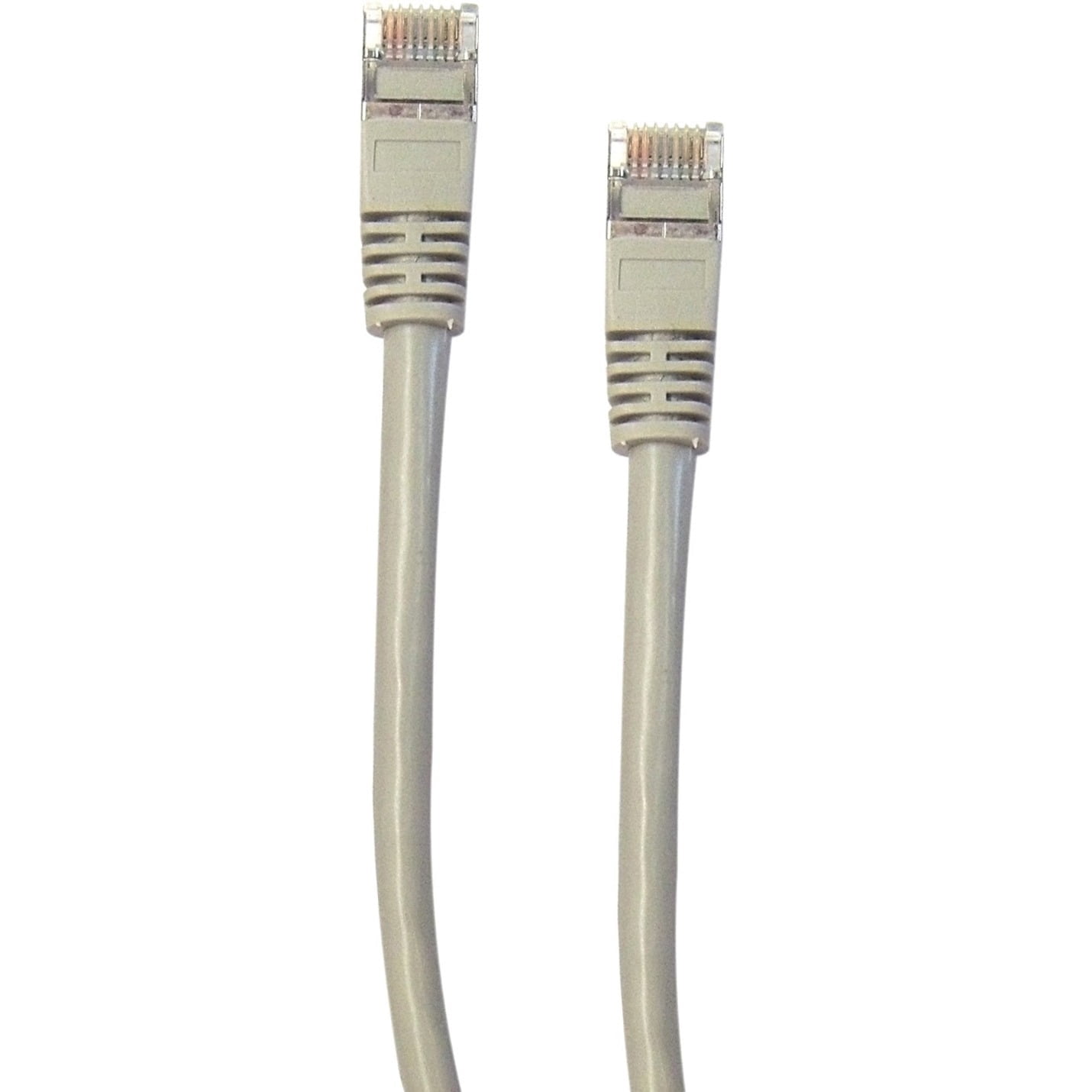CableWholesale 100 Foot Shielded Cat6 Gray Ethernet Patch Cable, Snagless/Boot 24AWG, RJ45 Gold Plate Connector, 4 Pair Stranded Copper Shielded Twisted Pair (STP) Internet Network Patch Cable