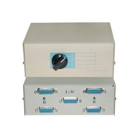 CableWholesale.com ABCD 4 Way Switch Box - Video switch - 4 x VGA - desktop