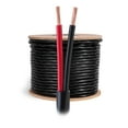 thumbnail image 2 of 16/4 AWG CL2 Speaker Wire – 100ft, White, Copper Clad Aluminum, Indoor Pullbox 2 of 6