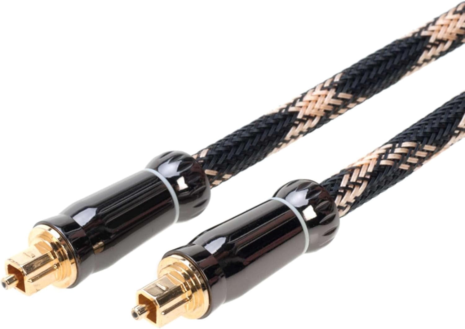 Cables Direct Online Black 25ft Toslink Digital Optical Audio Cable 5 ...