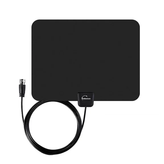 Cables Direct Online 35 Mile Indoor HDTV Antenna Kit with Signal Amplifier – Digital Flat 4K 1080p UHF VHF HD TV Booster