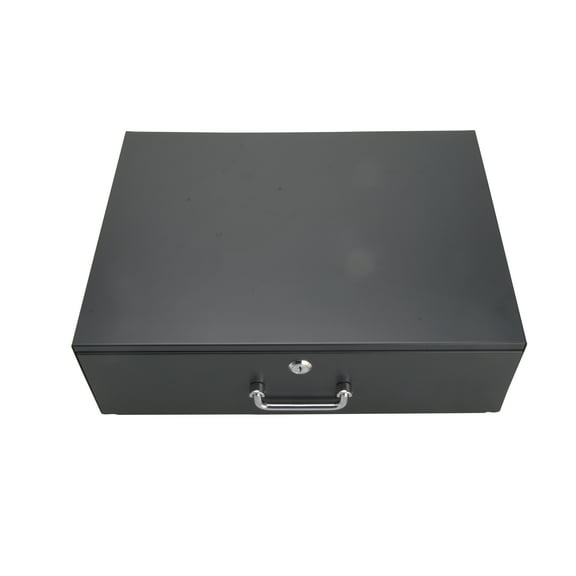 Cables Direct Online 3U 19 Inch Rack Mount Locking Drawer with Key Server, Network, DJ Equipment Storage