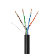 Cables Direct Online 500FT CAT5e Direct Burial Outdoor Cable, 24AWG Solid UTP, UV Resistant Unshielded Copper Clad Aluminum Network Wire 500FT, UTP