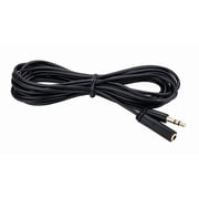 Cables Direct Online Black 6ft 3.5mm Stereo Audio AUX Extension Male to Female Cable 1-Pack