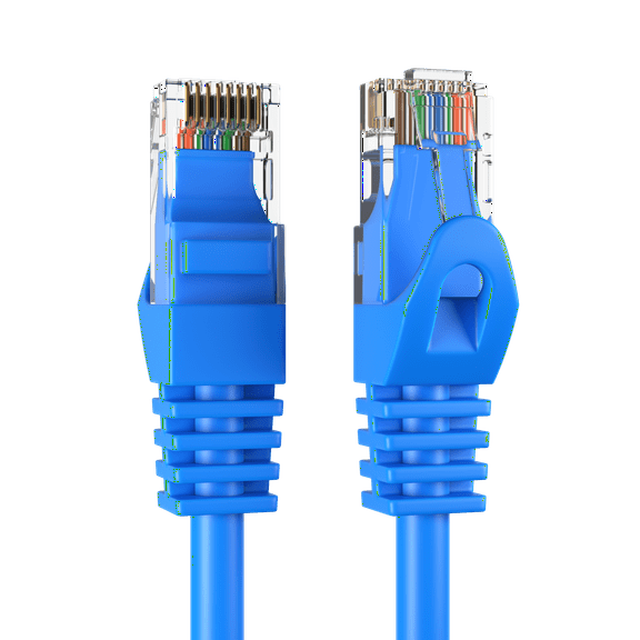 Cables Direct Online Cat5e 5FT Network Ethernet Patch Cable, 350Mhz Internet Wire, For Modem, Router, PC, Laptop, TVs, Printer Cord, Consoles for Home and Office, Blue