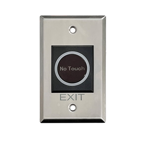 Cables Direct Online No-Touch Infrared Rectagular Exit Button with LED for 12V RFID Door Access Control System, 115x70x25mm