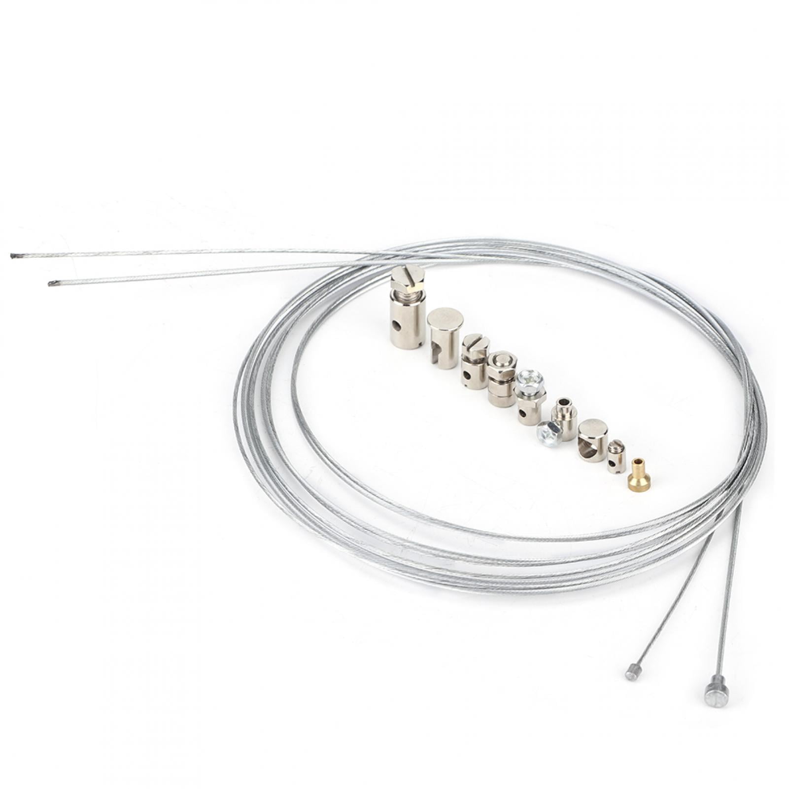 Cables Lawnmower Cable Repair Kit Universal Throttle Brake Cable Repair Kit With Nipples