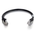 thumbnail image 1 of Cables To Go 00818 12 ft. Cat6 Snagless Shielded-STP Ethernet Network Patch Cable - Black, 1 of 1