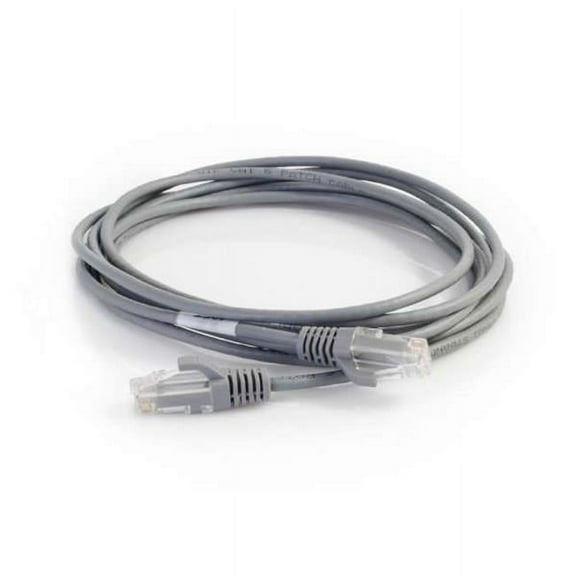 Cables To Go 01087 2 ft. Cat6 Snagless Unshielded-UTP Slim Ethernet Network Patch Cable - Gray