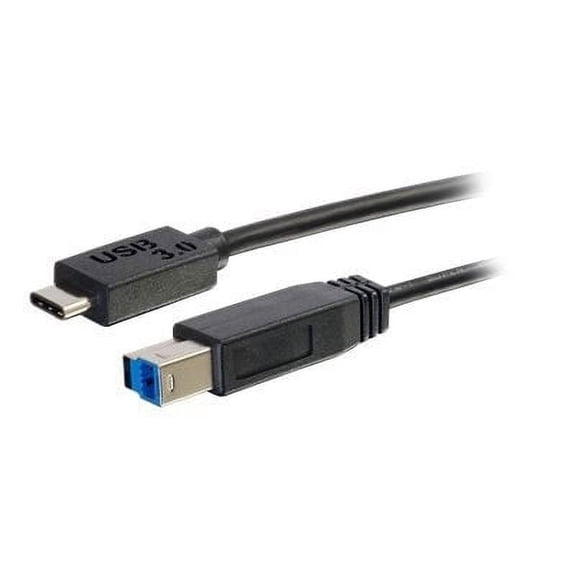 C2G 3ft USB 3.1 Gen 1 USB Type C to USB B Cable M/M - USB C Cable Black