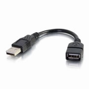 Cables To Go - 6 inch USB 2.0 A Male to A Female Extension Cable