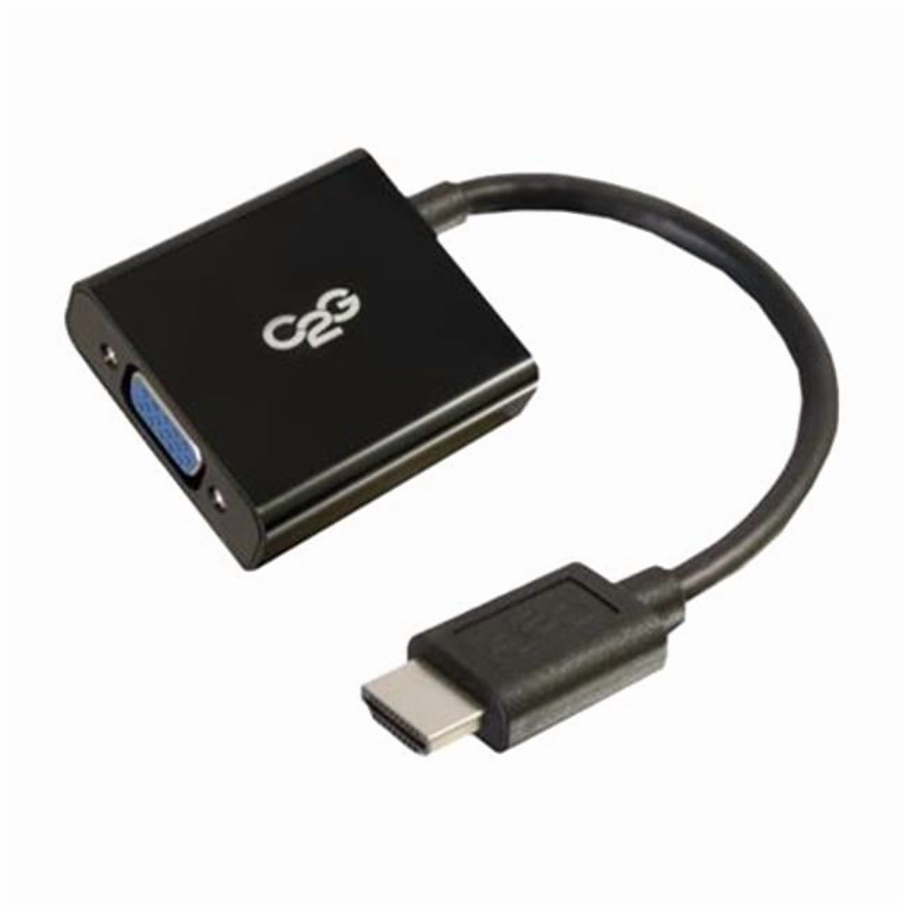 Cables To Go  C2G HDMI To VGA Adapter Converter Dongle Video Converter - Black