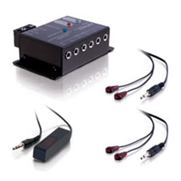 Cables To Go  Remote Control Repeater Kit - Black - 4 Devices
