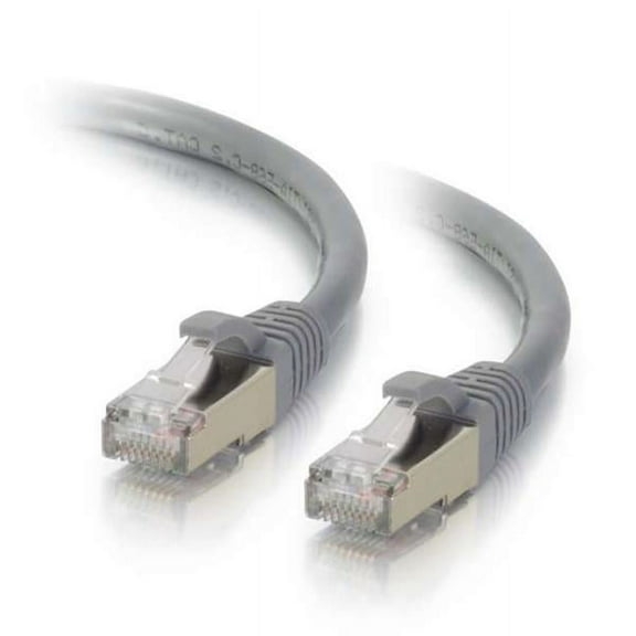 Cables to Go 648 12 ft. Cat6a Snagless Shielded STP Ethernet Network Patch Cable, Gray