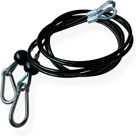 Cables w/Snap Clips (2 x Cables) - Replacement for Bowflex Sport/Blaze Gyms - 56" Inch (Pair)