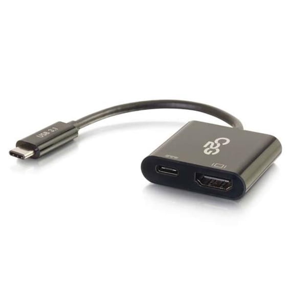 Cables2Go USB-C To HDMI Audio & Video Adapter Converter with Power ...