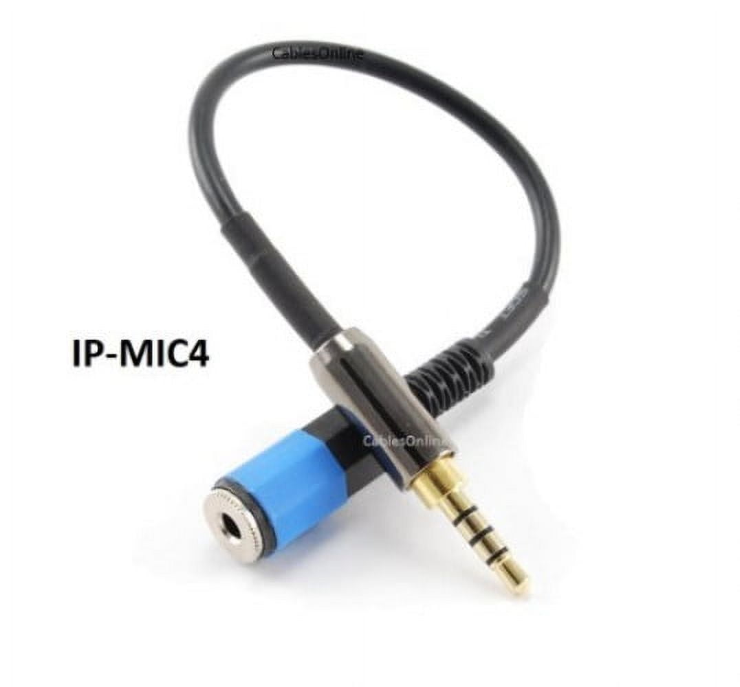 3.5mm Stereo TRRS 4Pole M to TS Jack Hi End/Powered