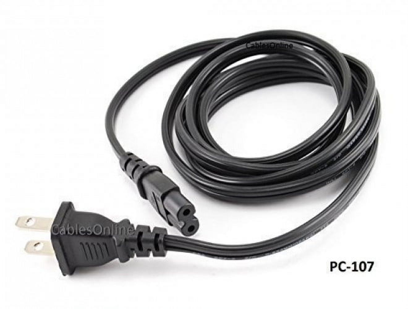 THE CIMPLE CO - 2 Prong Figure 8 Power Cord Cable -Non-Polarized 8