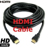 Cablevantage 4330113449 25 Male HDTV to Male HDMI Cable, Black
