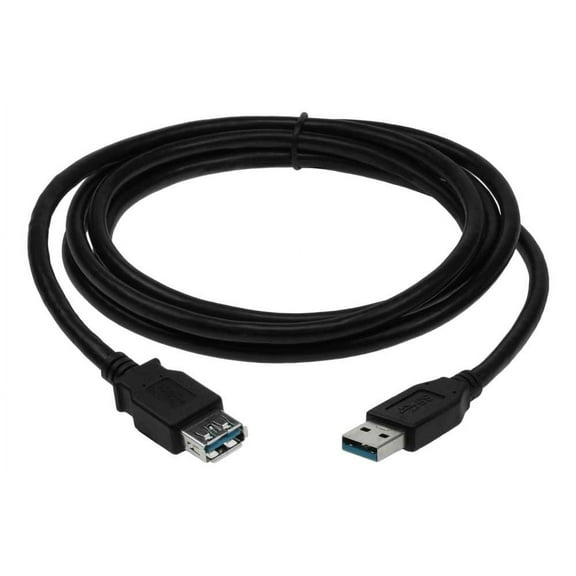 Cablevantage 5ft USB 3.0 Extension Extender Cable Cord M/F Standard Type A Male to Female Black
