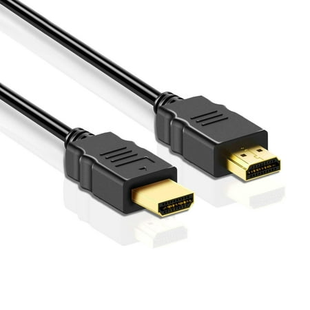 Cablevantage 6FT HDMI Cable Cord 1.8M 1080P 720P for BLURAY 3D DVD HDTV PS3 XBox LCD HDTV Black