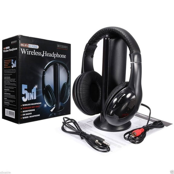 Cablevantage Bluetooth Noise-Canceling Over-Ear Headphones, Black, MH2001