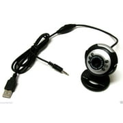 Cablevantage CableVantage USB 50.0 M 6-LED Webcam Web Cam Camera with Built-in Mic for Laptop Desktop PC