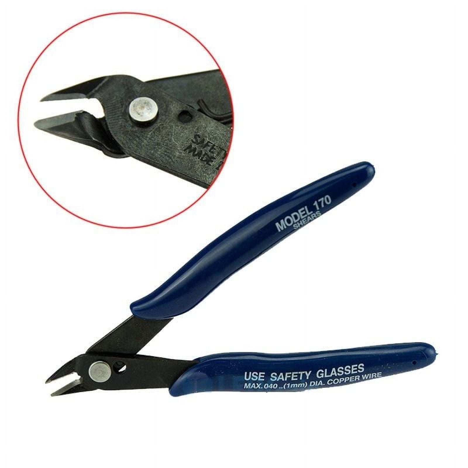 Beadsmith Heavy Duty Wire Cutters 55188 , Safety Lock Jewelers Wire Cutters,  Jewelry Pliers, Flush Edge Wire Cutters, Beadsmith Pliers 
