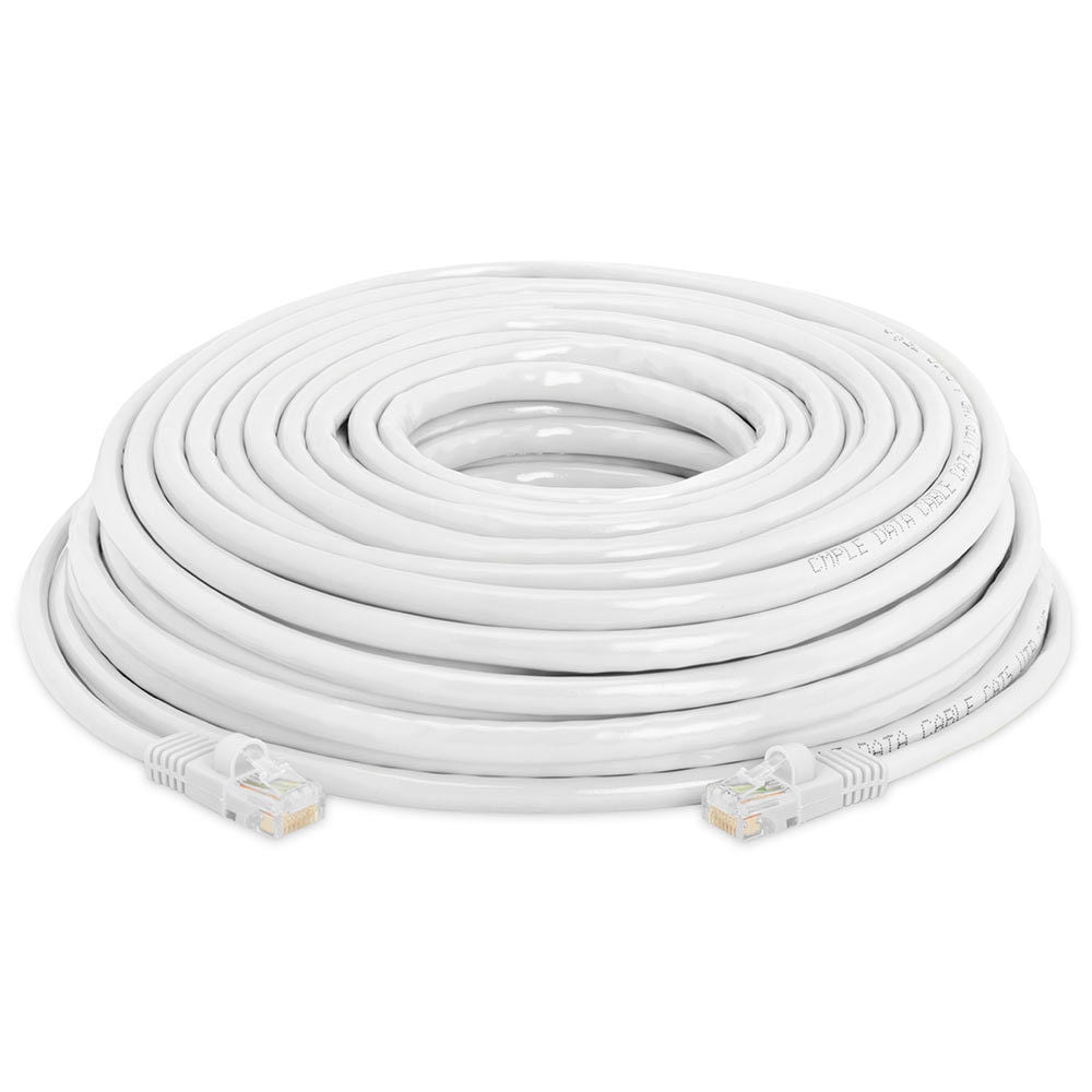 Cablevantage RJ45 Cat6 75 Feet Ethernet LAN Network Cable for PS Xbox PC Internet Router White