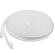 Cablevantage RJ45 Cat6 75 Feet Ethernet LAN Network Cable for PS Xbox PC Internet Router White