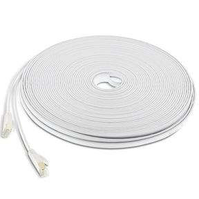 Cablevantage RJ45 Cat6 75 Feet Ethernet LAN Network Cable for PS Xbox PC Internet Router White