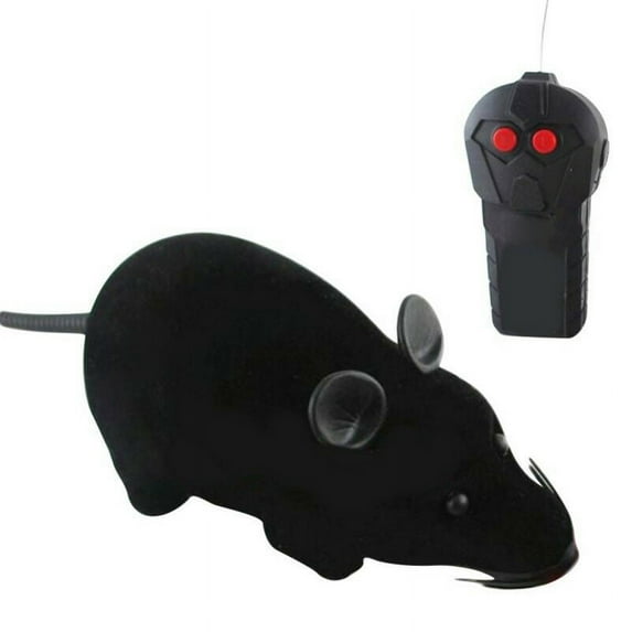 Cablevantage Remote Control Electronic Mouse Toy with Batteries Included, Gray