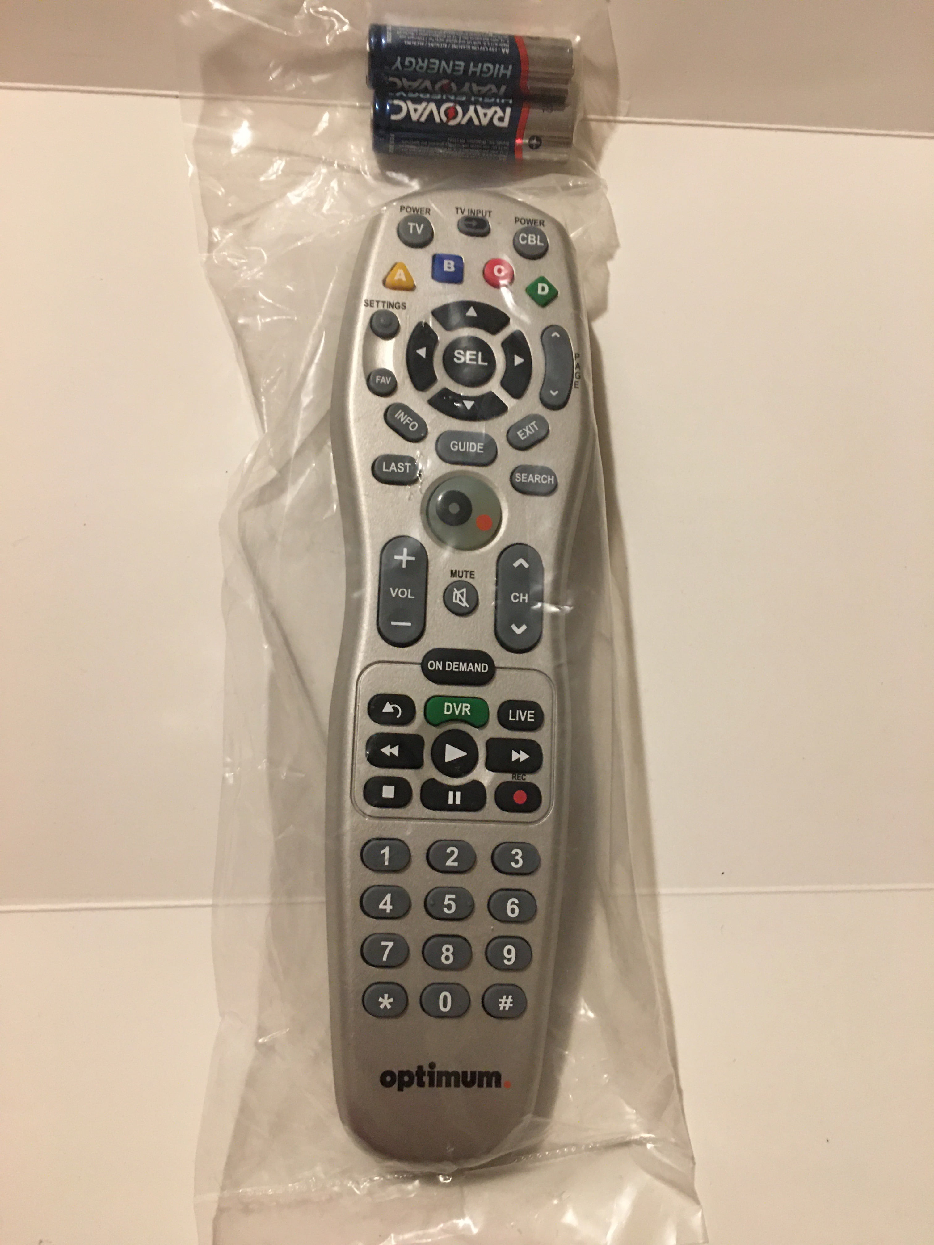 Replacement remote control for Telecom TIM VISION-BOX