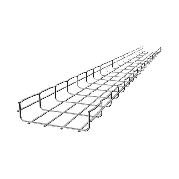 Cablofil Wire Mesh Cable Tray, 47 lb Capacity, Steel, Zinc Plated CF54/300EZ