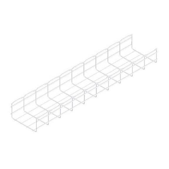 Cablofil Wire Mesh Cable Tray, 76 lb Capacity, Steel, Zinc Plated CF105/200EZ