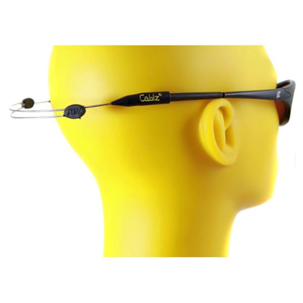 Cablz Eyewear Retainer, Zipz, Silver/clear, ZipzC