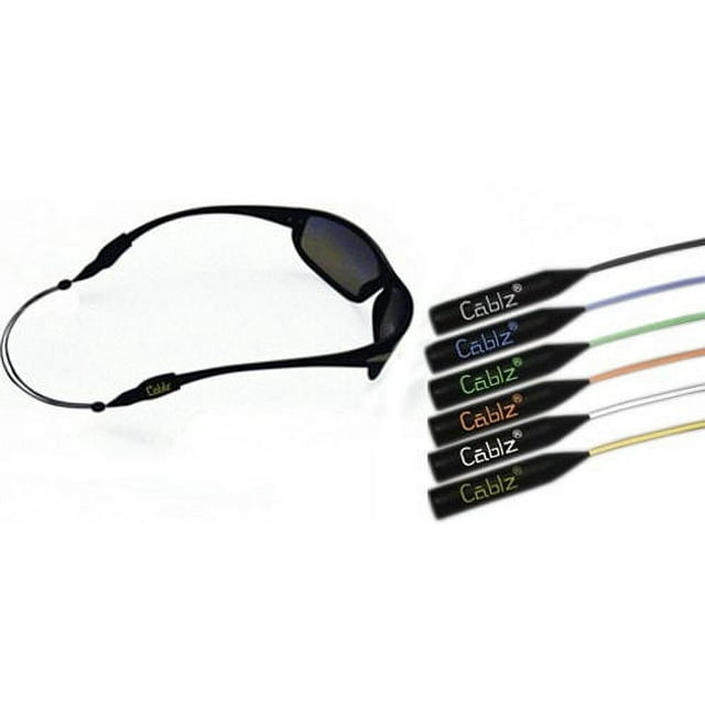 Cablz Zipz Adjustable Sunglasses Holder, Assorted Colors
