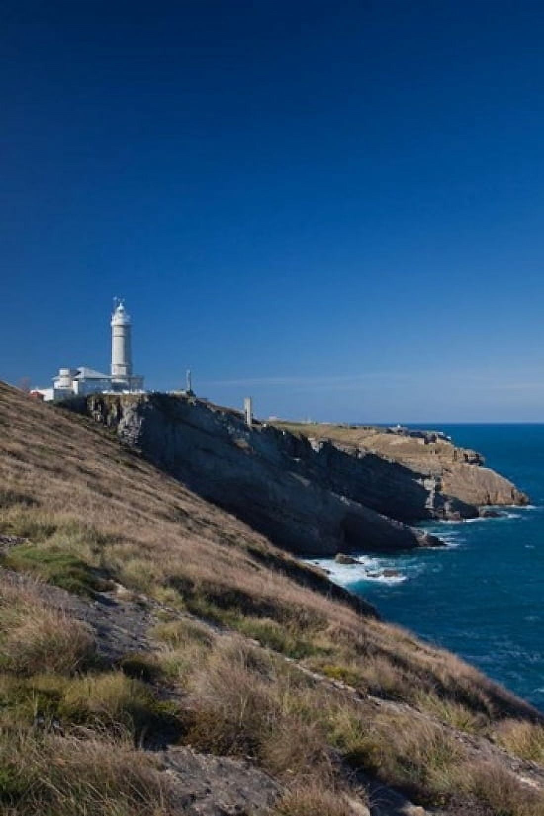 Cabo Mayor Lighthouse Santander Spain Canvas Art - Walter Bibikow DanitaDelimont (18 x 24)
