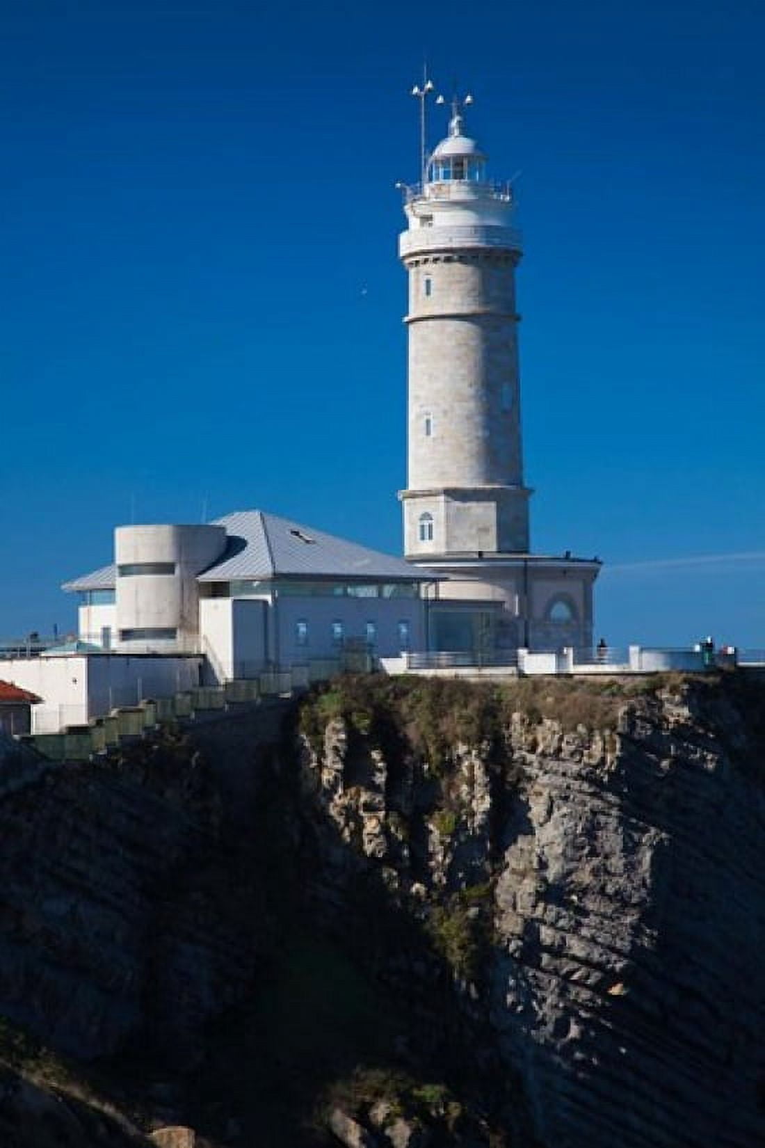 Cabo Mayor Lighthouse Santander Spain Canvas Art - Walter Bibikow DanitaDelimont (25 x 38)