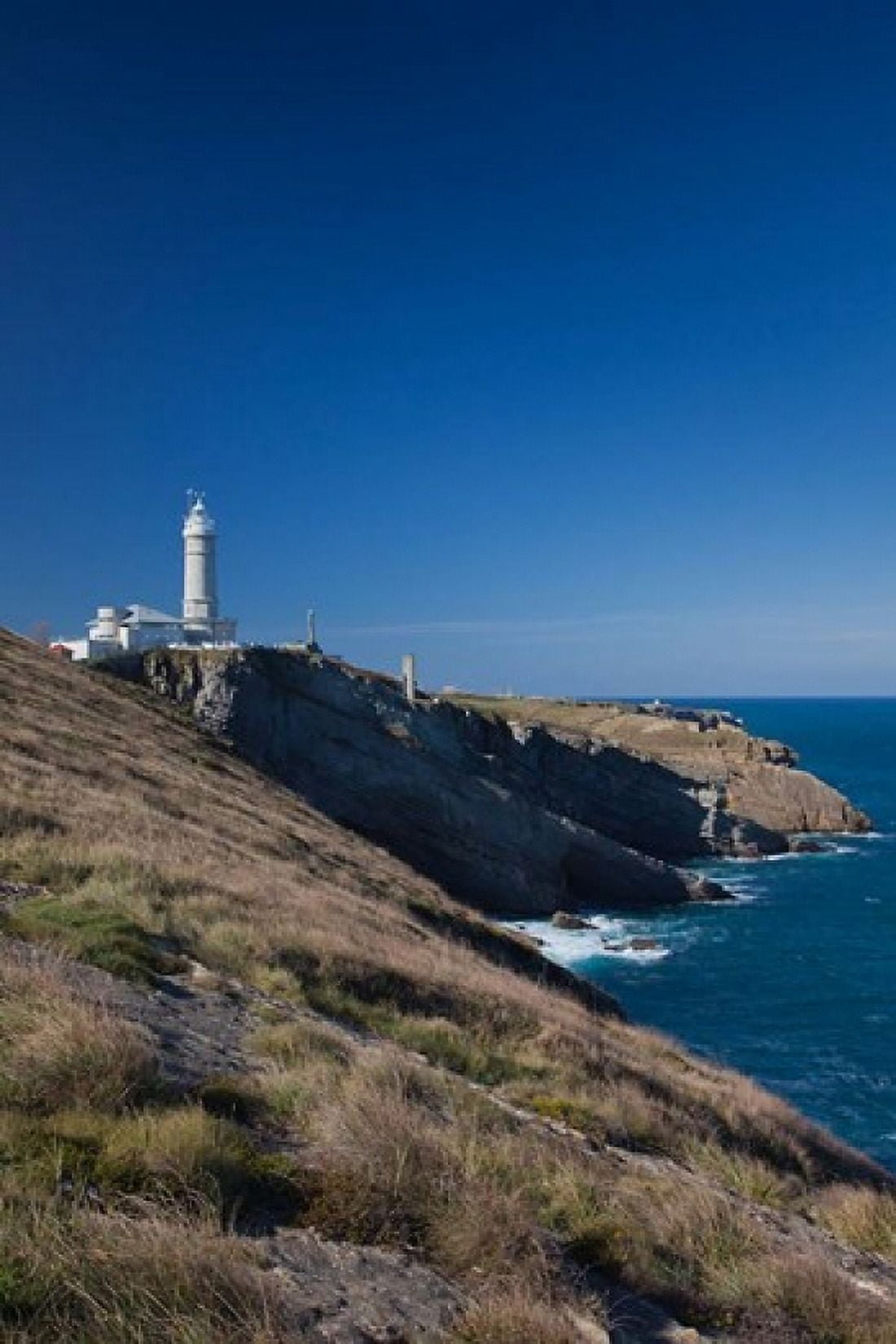 Cabo Mayor Lighthouse Santander Spain Canvas Art - Walter Bibikow DanitaDelimont (25 x 38)