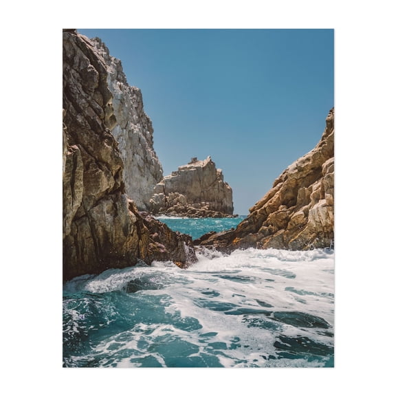 Cabo San Lucas - Cabo San Lucas Baja California Sur Mexico Photography Seascape Ocean Coast Waves Nature Landscape Tropical Unframed Wall Art Print 4 x 6 inches