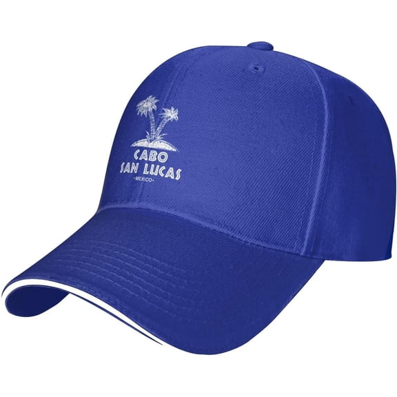 Cabo San Lucas Mexico Distressed Baseball Cap for Men 90s Washed Cotton Adjustable Strapback Baseball Caps