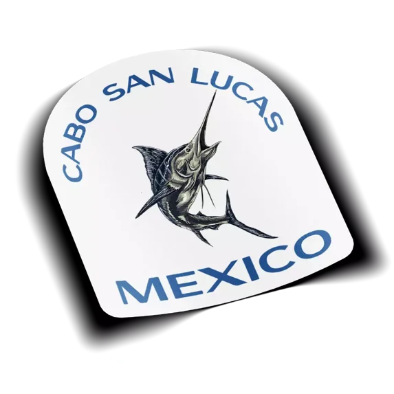 Cabo San Lucas Mexico Swordfish Sea Ocean Souvenir Sticker Phone Decal ...