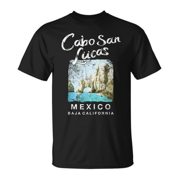Cabo San Lucas Mexico Travel Vintage T-Shirt - Retro Vacation & Souvenir Apparel for Men & Women, Classic Baja California Beach Tee, Perfect Gift for Travelers & Mexico Enthusiasts,