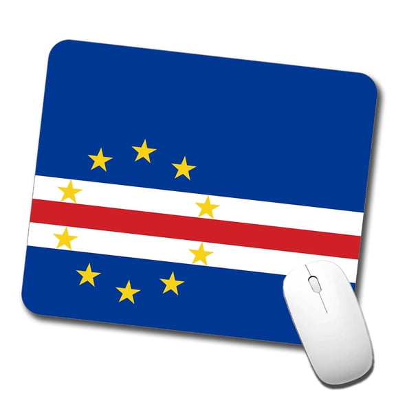 Cabo Verde Country Flag Mouse Pad Low Profile Gaming Mat