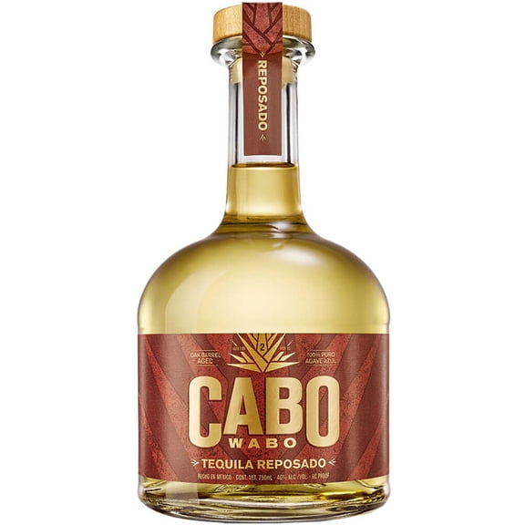 Cabo Wabo Tequila Reposado, 750 ml Bottle, 40% ABV