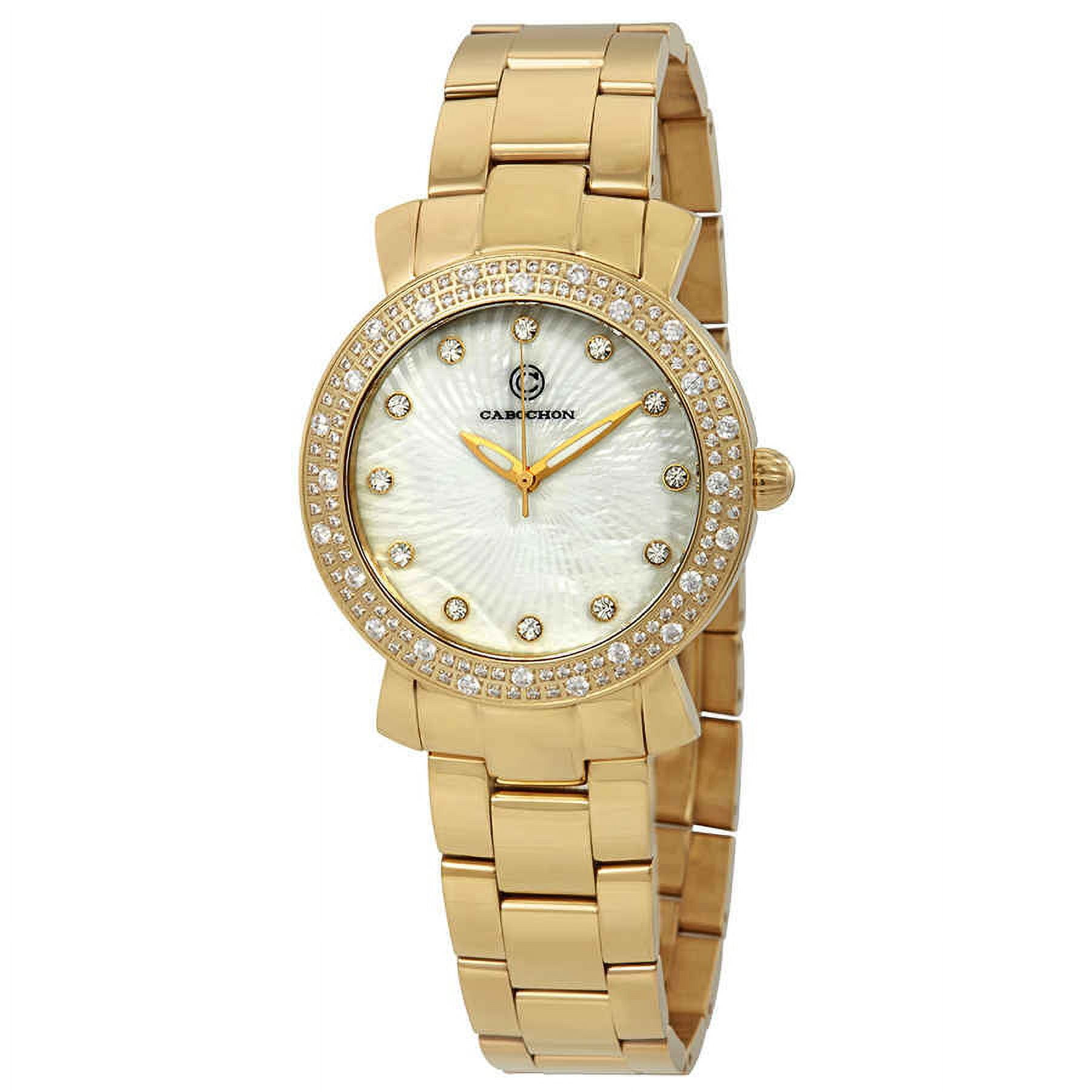 Cabochon Carmel Crystal Ladies Watch CABOCHON-16604-YG-22