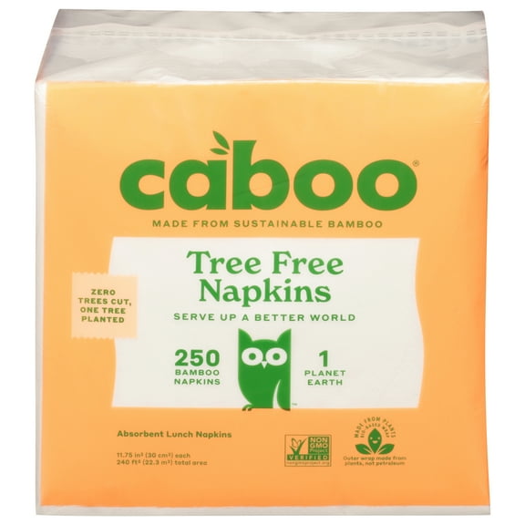Caboo Paper Napkins 250 Sht 1 Ea (Pack Of 16)